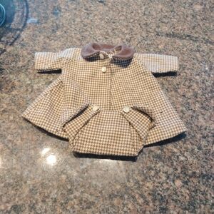 Vintage 14" Doll outfit plaid